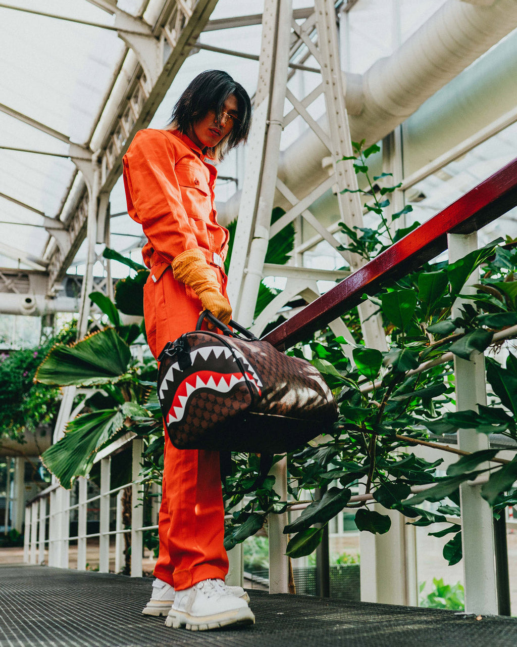 SHARKS AND SKULLS DUFFLE